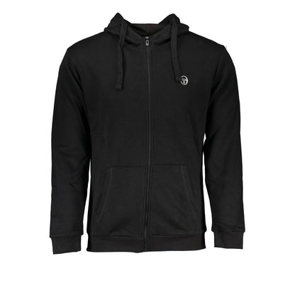 Sergio Tacchini Black Cotton Sweatshirt
