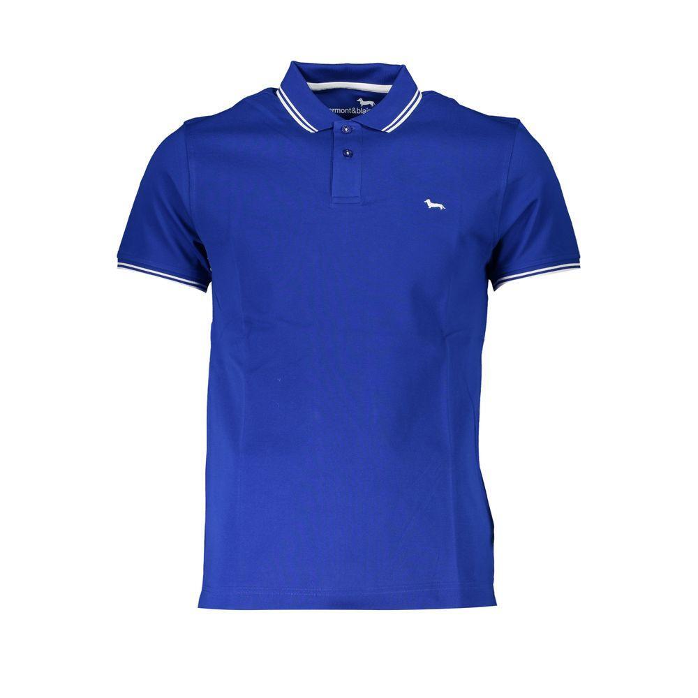 Harmont & Blaine Sleek Short Sleeved Contrast Polo HA-28220-L-FBB-382