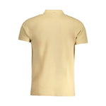 Cavalli Class Beige Cotton Polo Shirt CA-30268-M