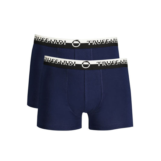 Trussardi Blue Cotton Underwear TR-31035-L