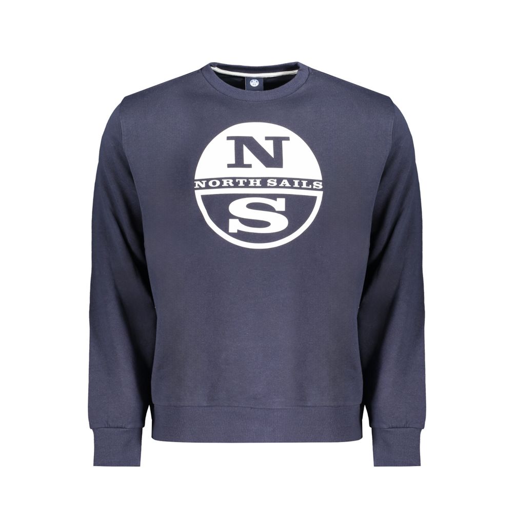 North Sails Blue Cotton Sweatshirt