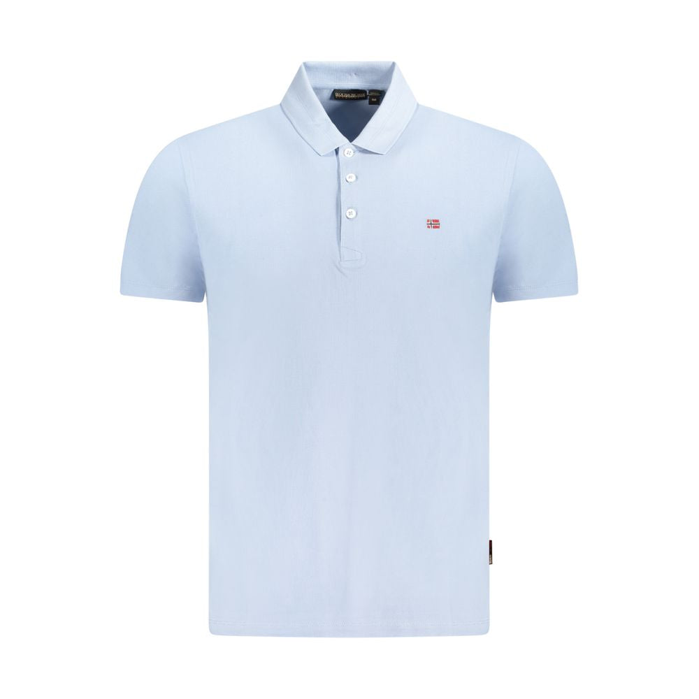 Napapijri Blue Cotton Polo Shirt