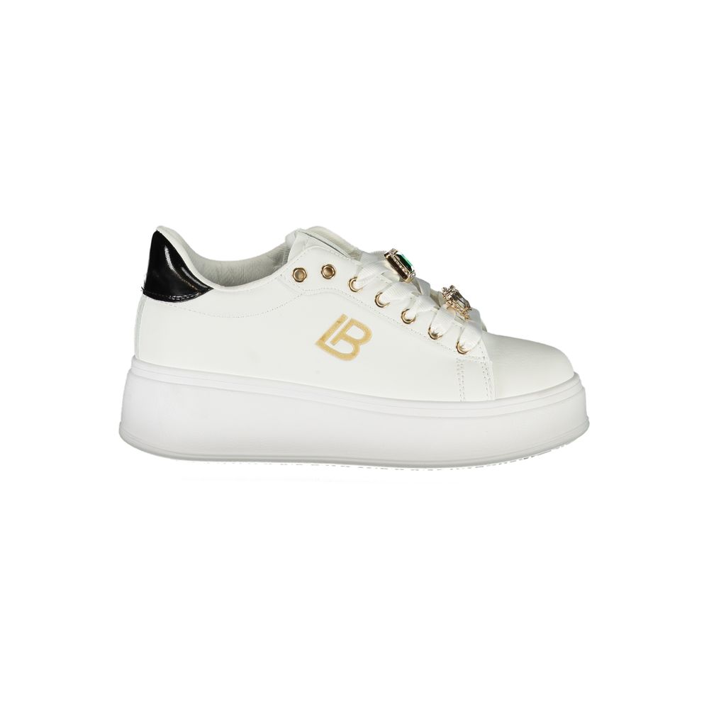 Laura Biagiotti White Polyester Sneaker