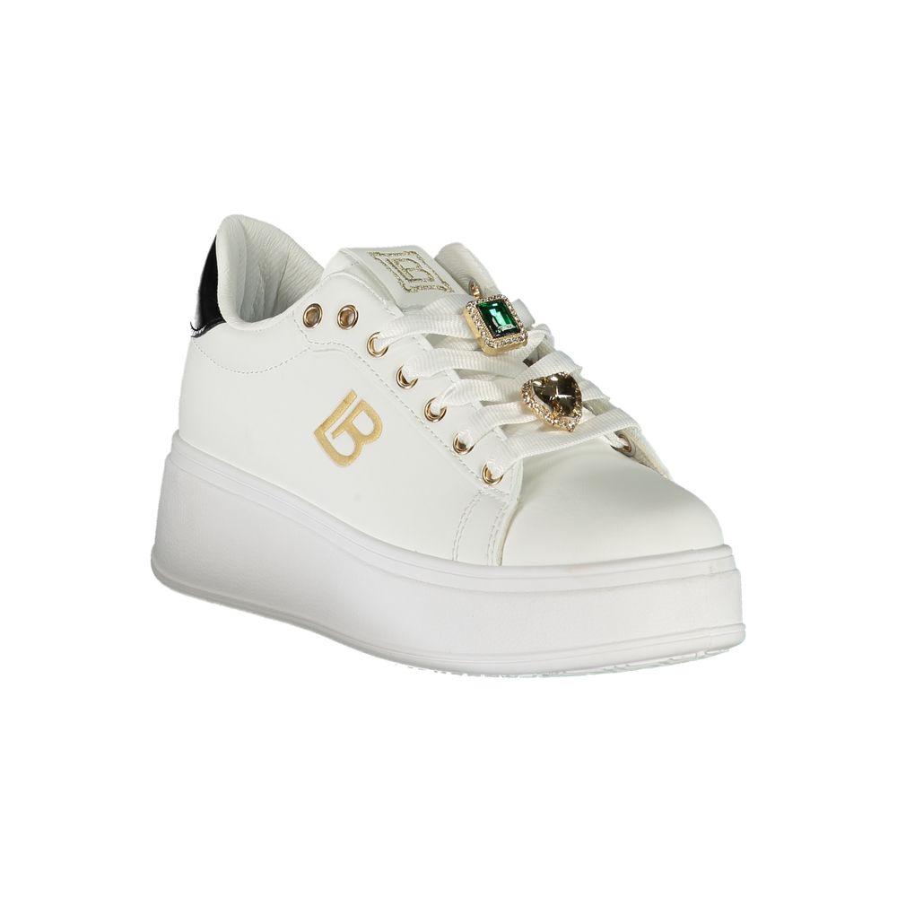 Laura Biagiotti White Polyester Sneaker