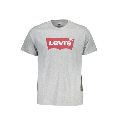 Levi's Brown Cotton Men T-Shirt with iconic logo, short sleeves, and classic crew neck, exemplifying style and comfort in casual wear.