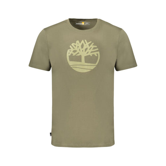 Timberland Green Cotton T-Shirt