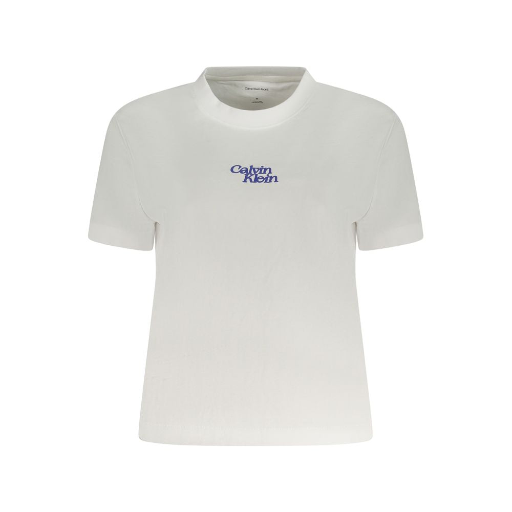Calvin Klein White Cotton T-Shirt