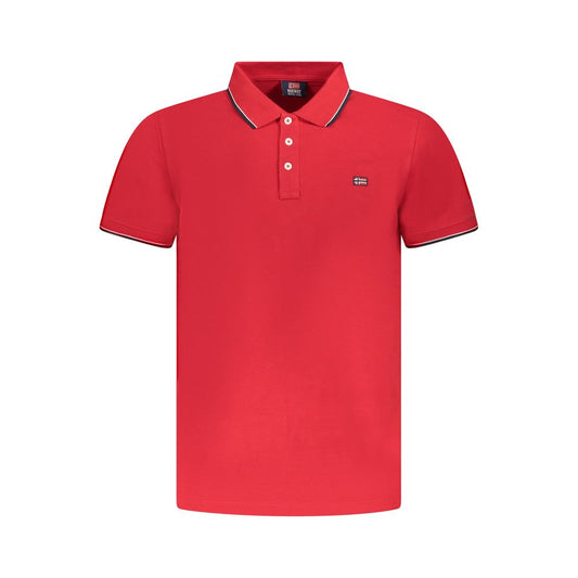 Norway 1963 Red Cotton Men Polo