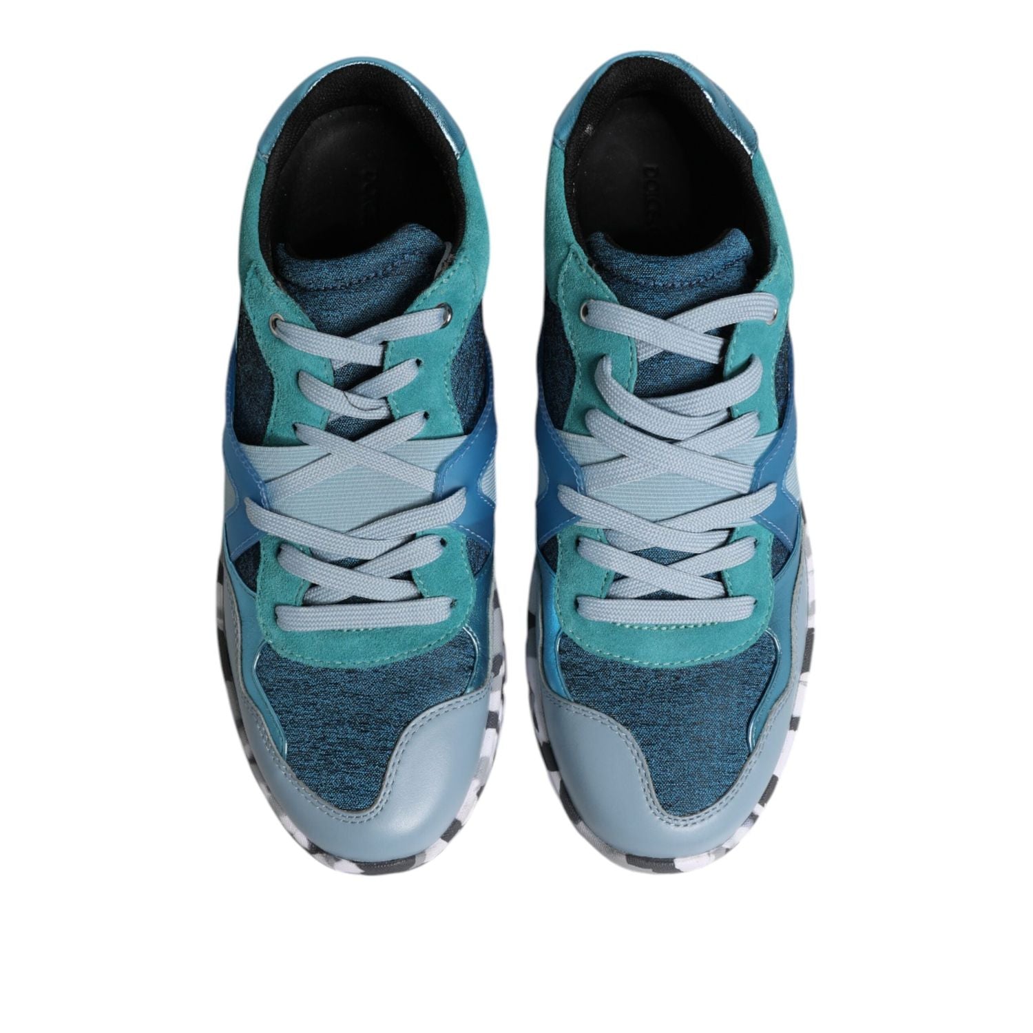 Dolce & Gabbana Multicolor Lace Up Low Top Men Sneakers Shoes