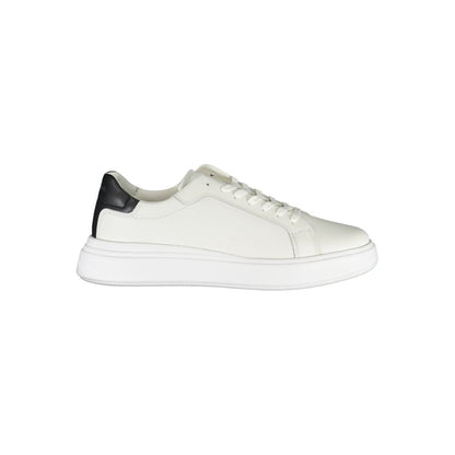 Calvin Klein White Polyester Sneaker