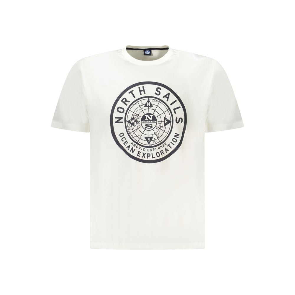 North Sails White Cotton T-Shirt