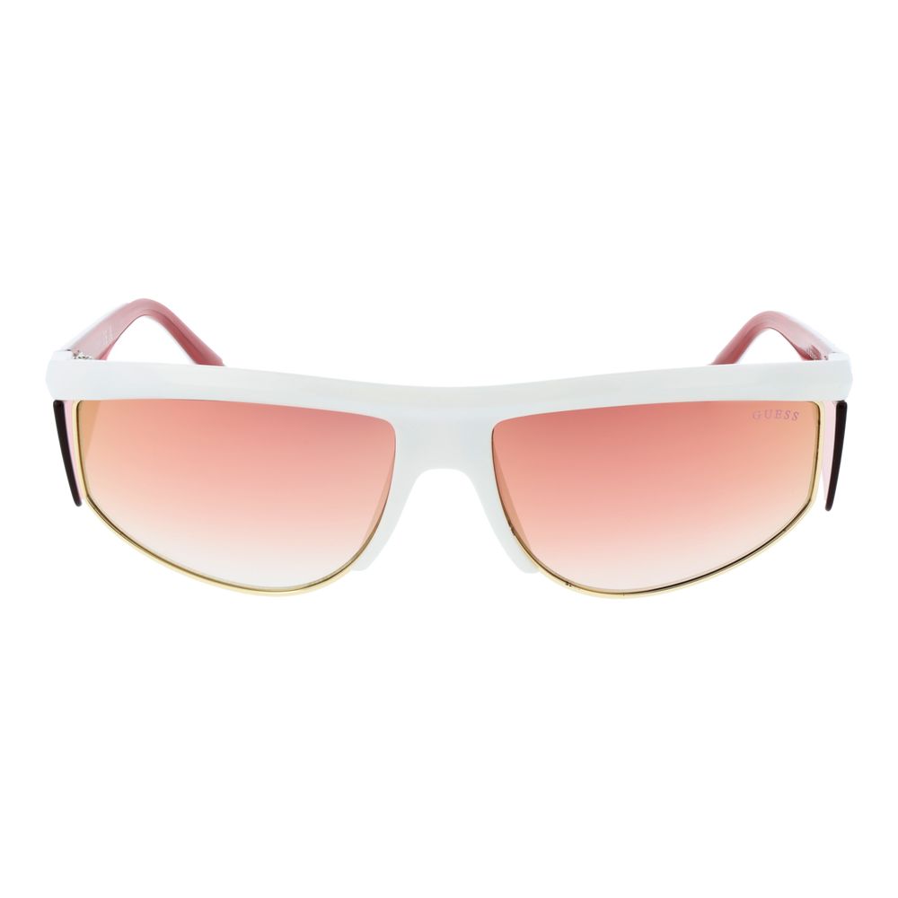 Guess White Plastic Sunglasses