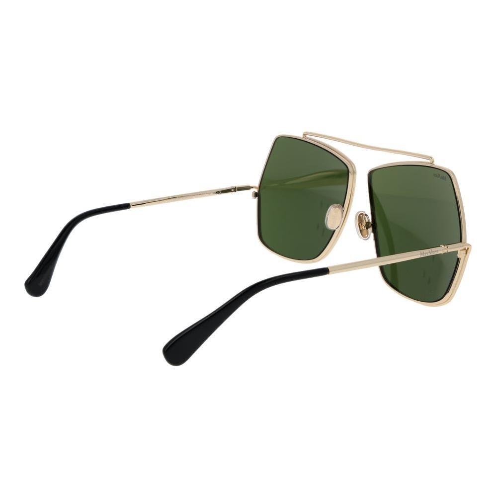 Max Mara Gold Metal Sunglasses