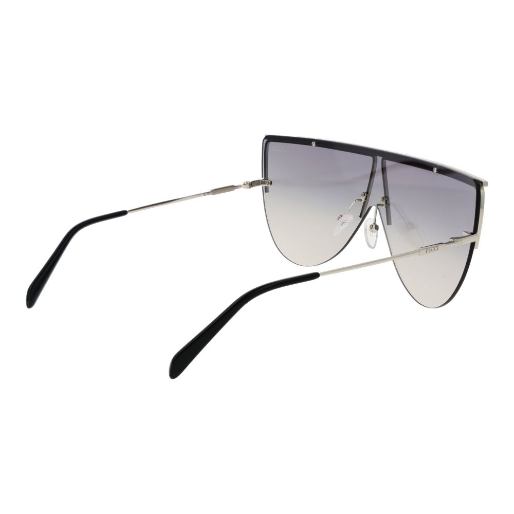 Emilio Pucci Silver Metal Sunglasses