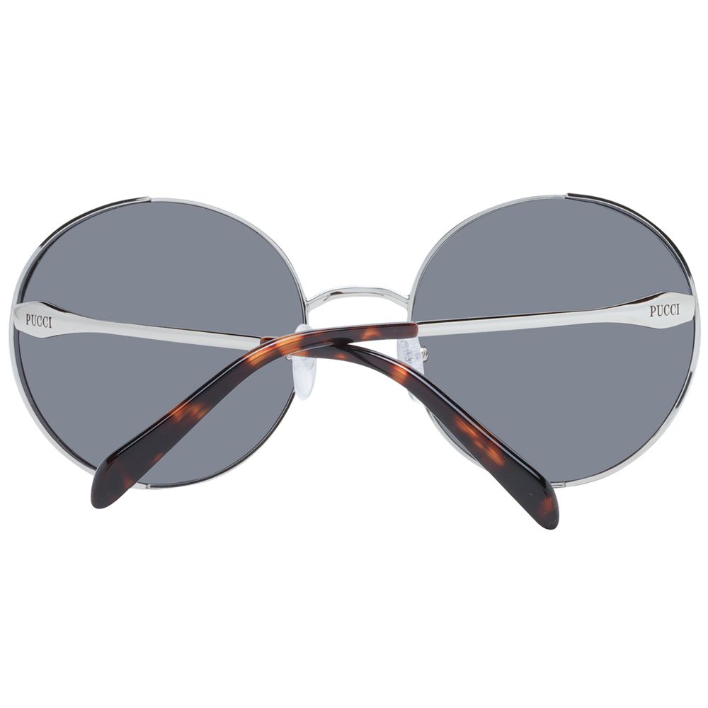 Emilio Pucci Gray Metal Sunglasses