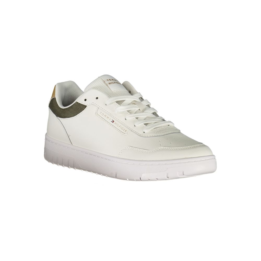 Tommy Hilfiger White Leather Men Sneaker