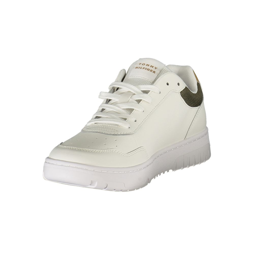 Tommy Hilfiger White Leather Men Sneaker
