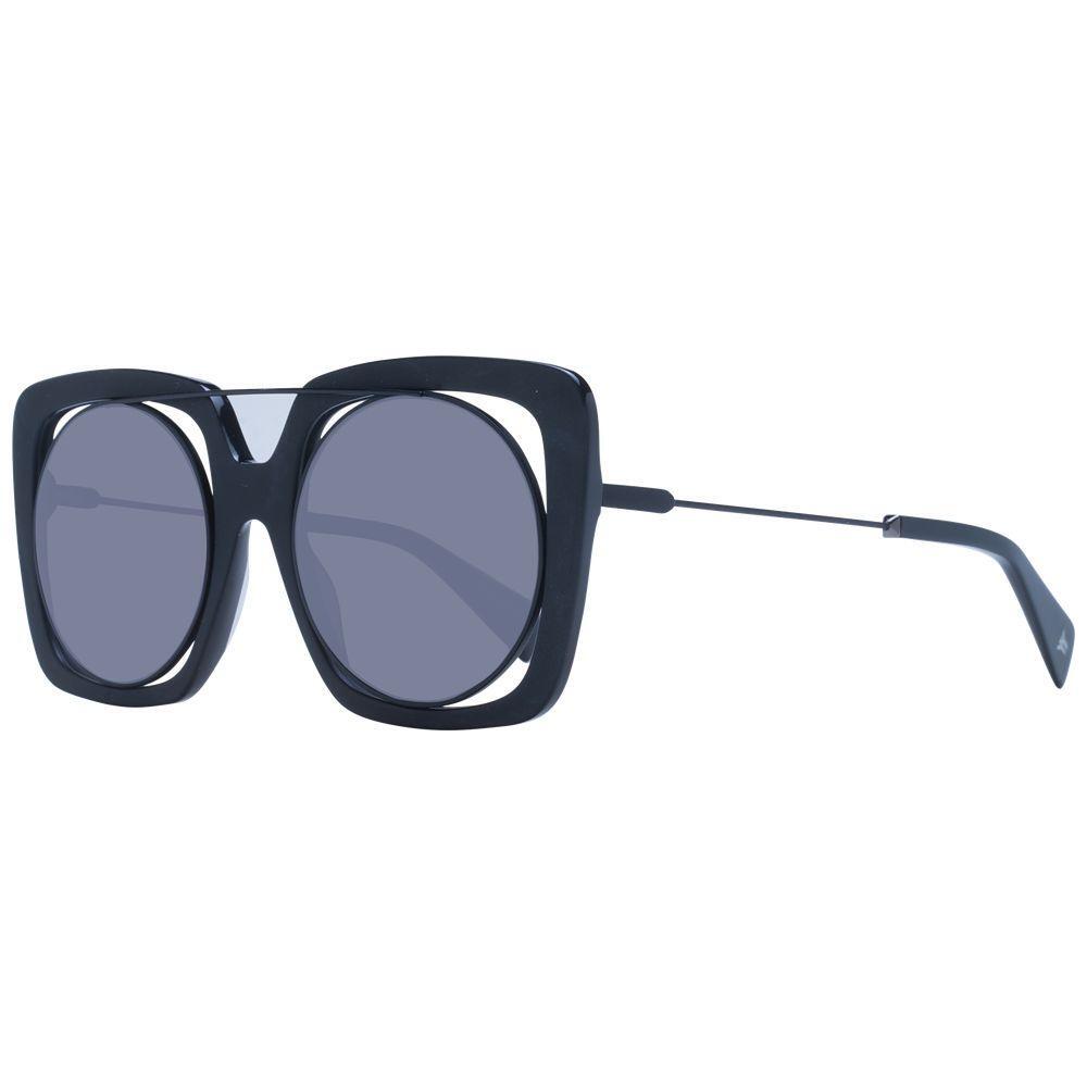 Yohji Yamamoto Black Unisex Sunglasses YO-1058024