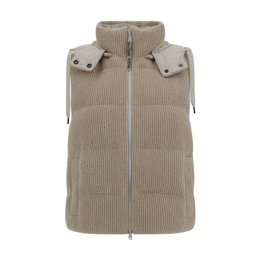 Brunello Cucinelli Hooded Down Vest BR-M0DVT2142CDR24-IT44 | L