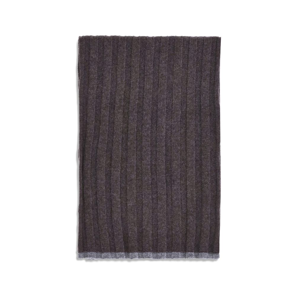 Brunello Cucinelli Brown Cashmere Scarf