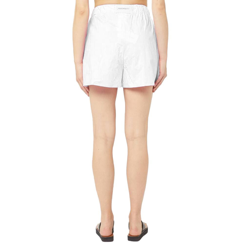 Hinnominate White Cotton Short