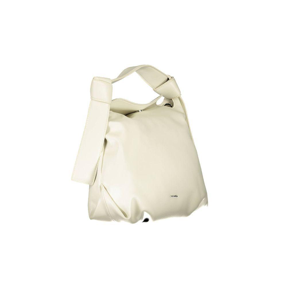 Calvin Klein Beige Polyester Handbag