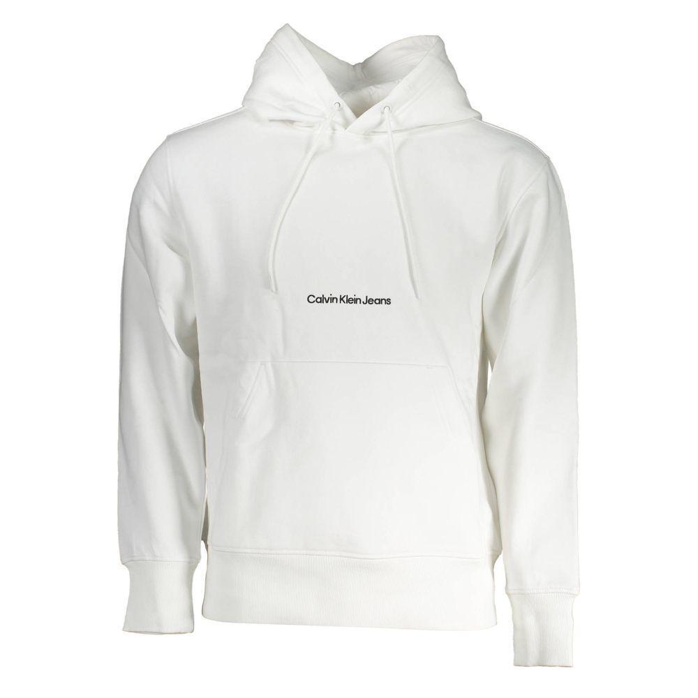 Calvin Klein White Cotton Sweatshirt