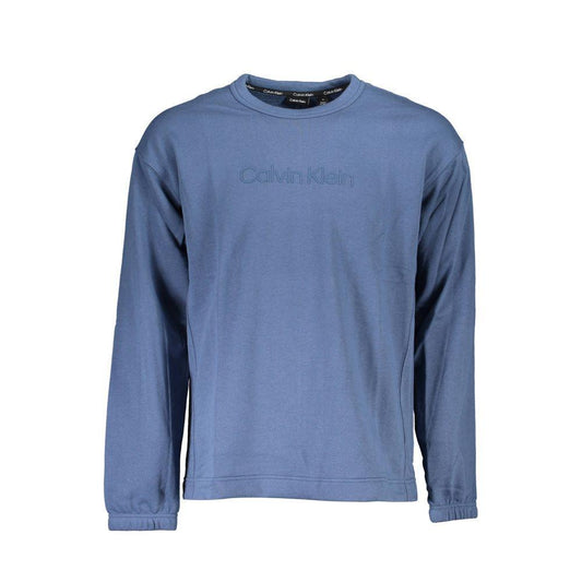 Calvin Klein Blue Cotton Sweater CA-19025-XL