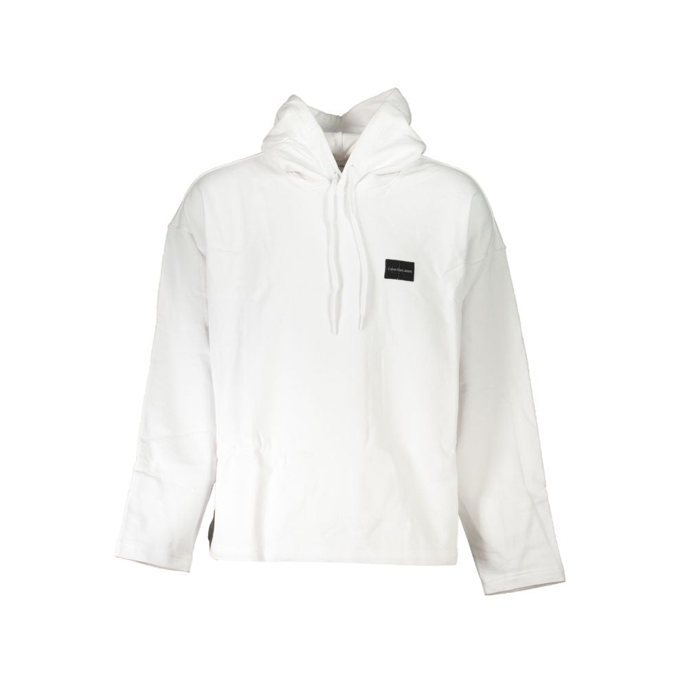 Calvin Klein White Cotton Men Sweater