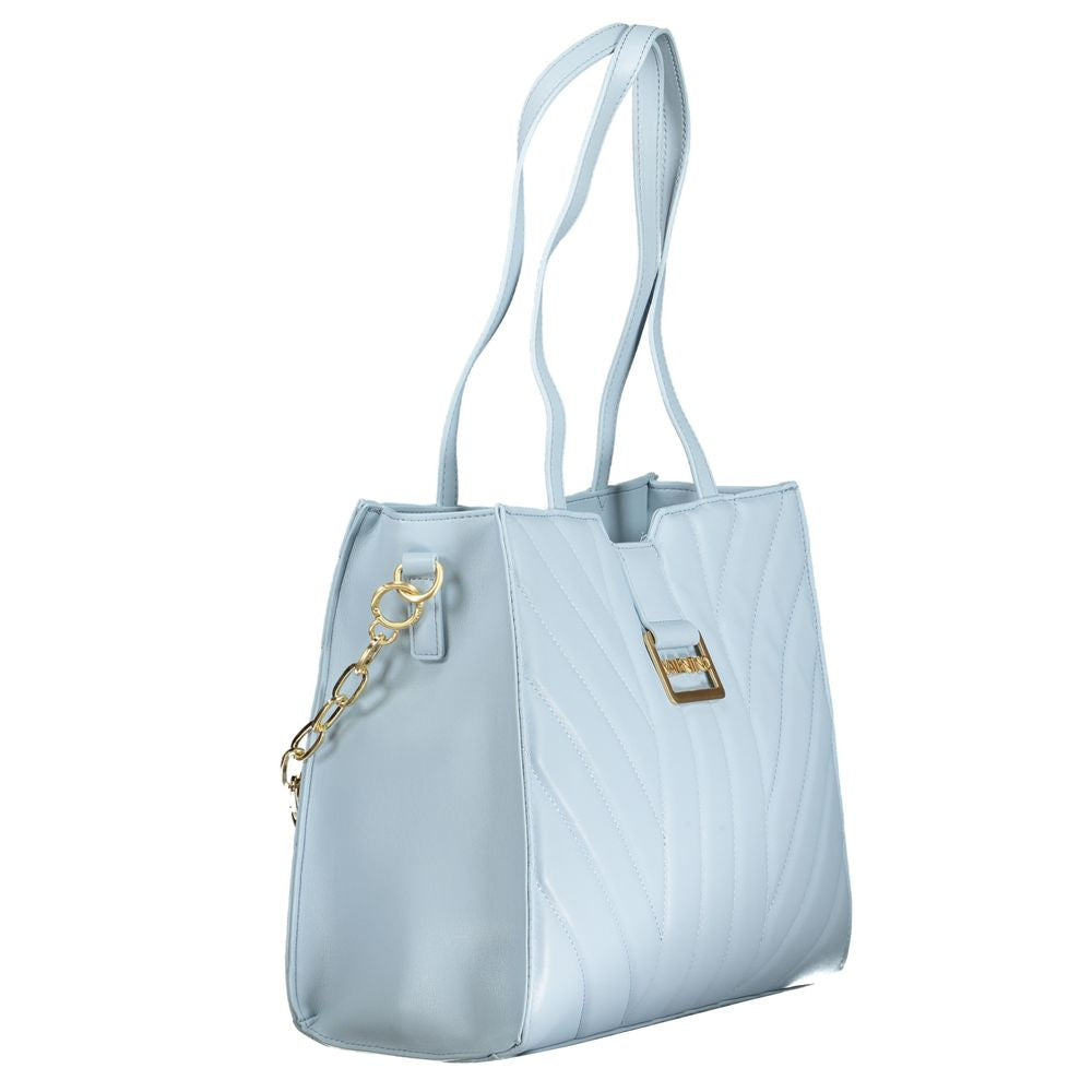 Front view with bag zipped and handles upright.