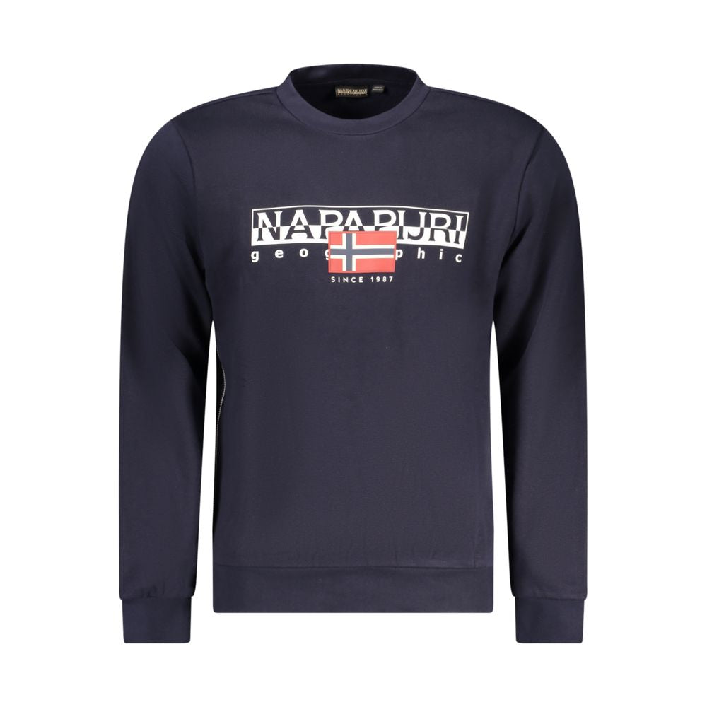 Napapijri Blue Cotton Sweatshirt