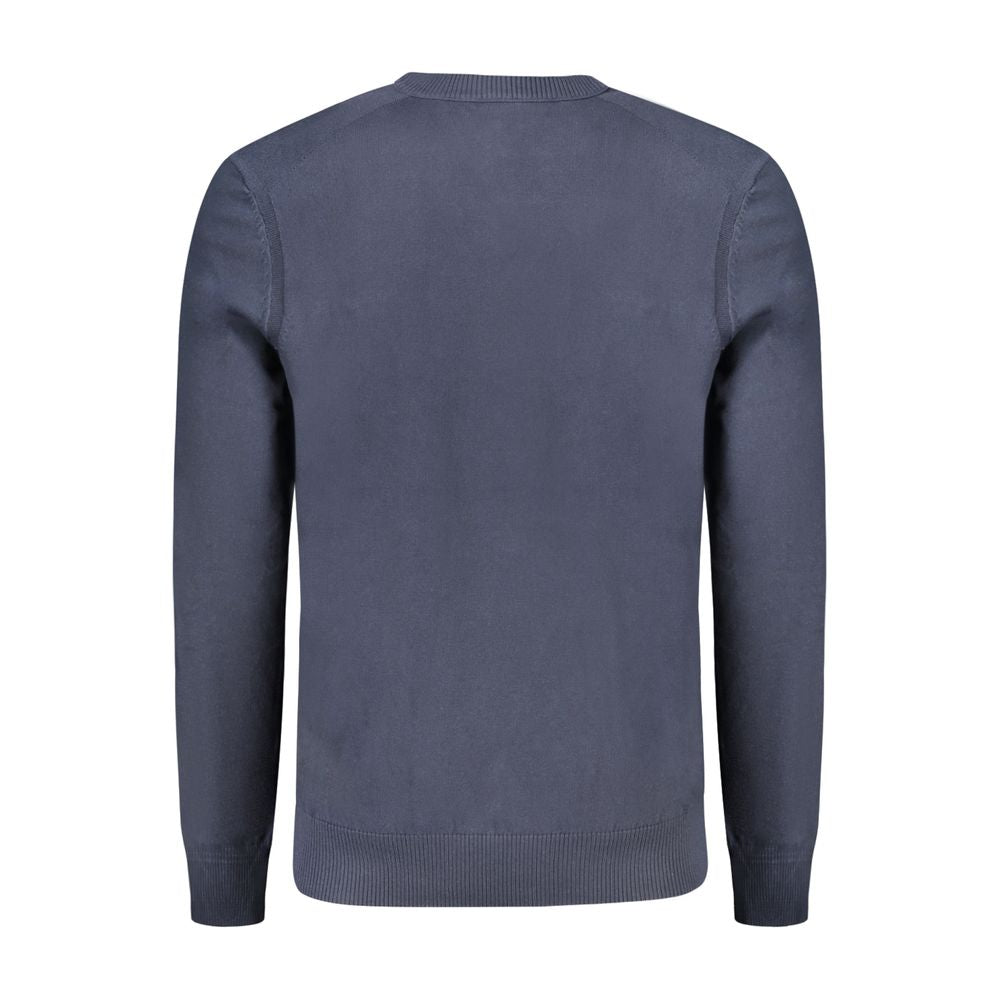 Hugo Boss Blue Cotton Sweater BO-33093-S