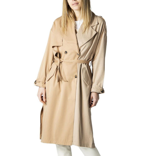 Only Beige Polyester Coat