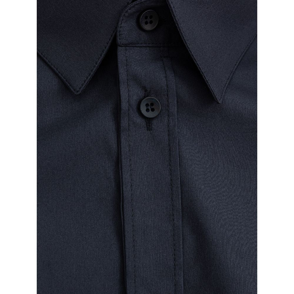 Dolce & Gabbana Blue Cotton Shirt DO-8331673-IT39 | M