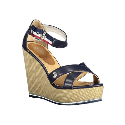 U.S. POLO ASSN. Blue Cotton Sandal