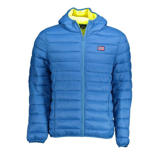 Norway 1963 Blue Polyamide Jacket NO-15164-XXL