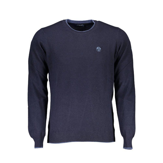 North Sails Blue Wool Sweater NO-16253-3XL