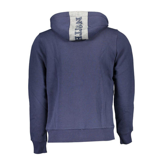 North Sails Blue Cotton Sweater NO-16293-XXL