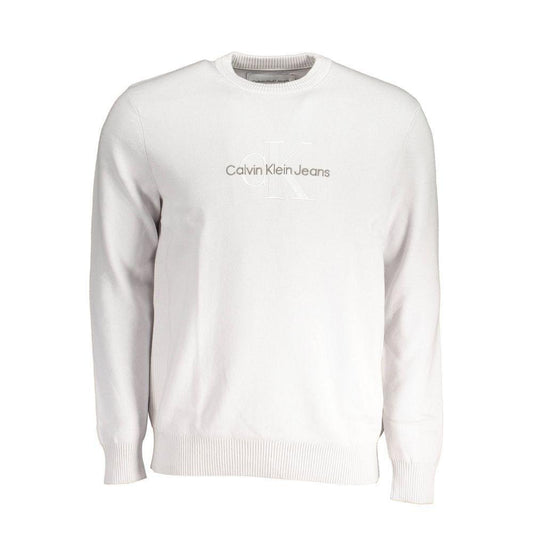Calvin Klein Gray Cotton Sweater CA-17978-XL