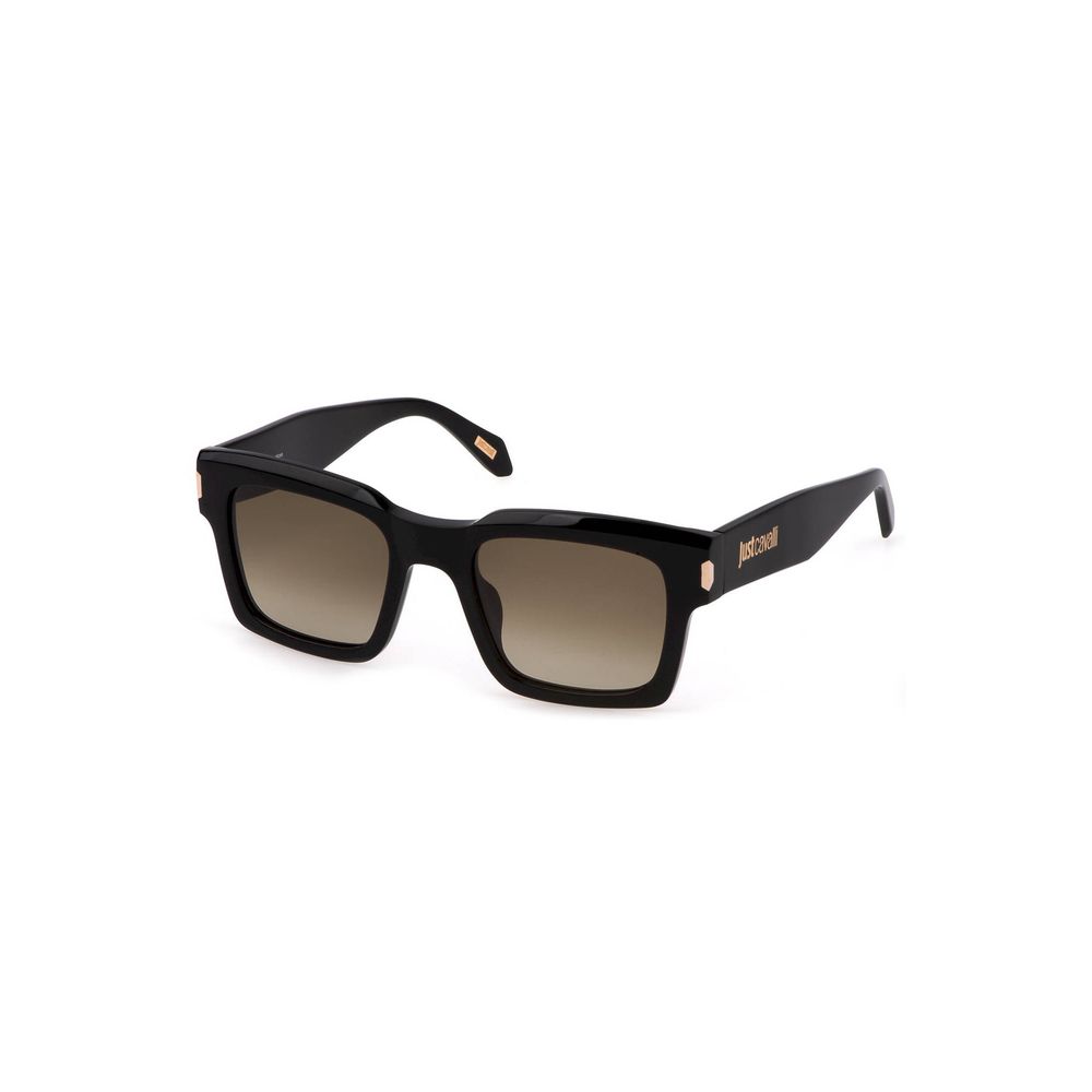 Just Cavalli Black Plastic Sunglass