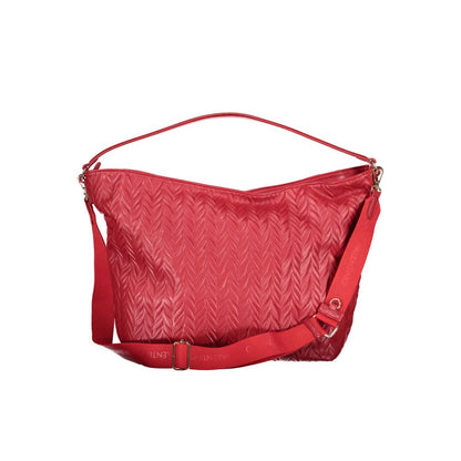 Mario Valentino Red Polyethylene Handbag