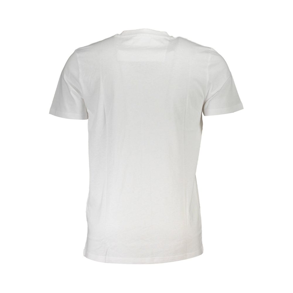 Cavalli Class White Cotton T-Shirt