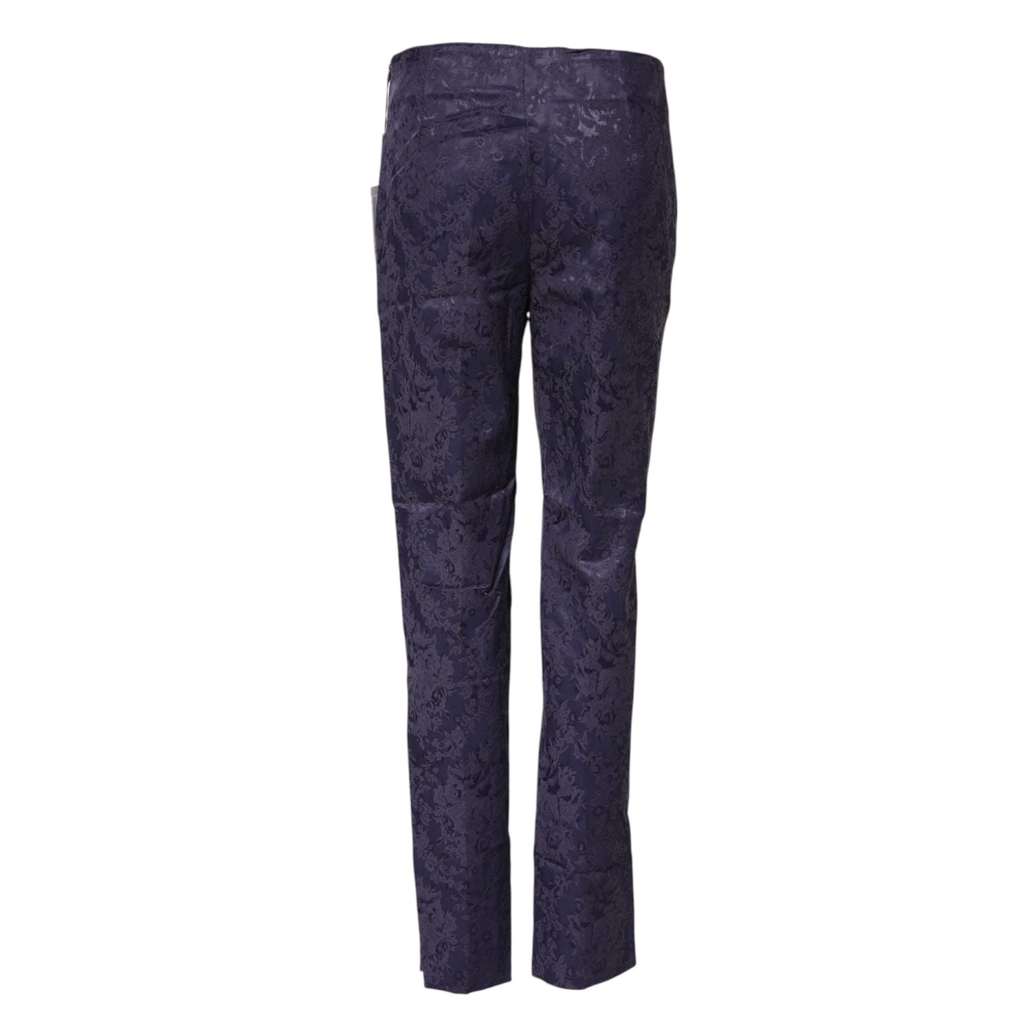 BENCIVENGA Purple Jacquard High Waisted Pants