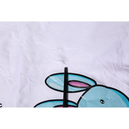 Dolce & Gabbana White Cotton Graphic Print Crew Neck T-shirt