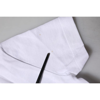 Dolce & Gabbana White Cotton Short Sleeves Round Neck T-shirt