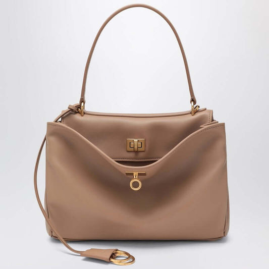Balenciaga Small Rodeo bag in milk-coloured smooth leather