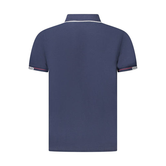 Norway 1963 Blue Cotton Men Polo Shirt