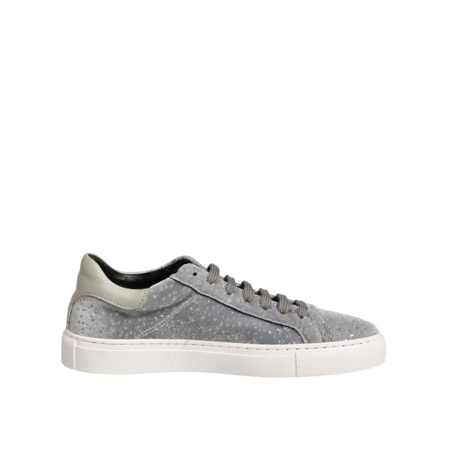 HIDE & JACK Gray Suede Low Top Lace Up Sneakers Shoes