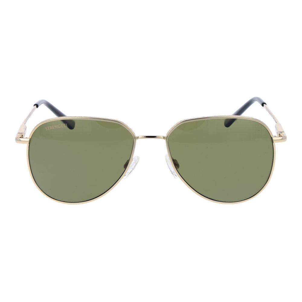 Serengeti Gold Plastic Sunglasses