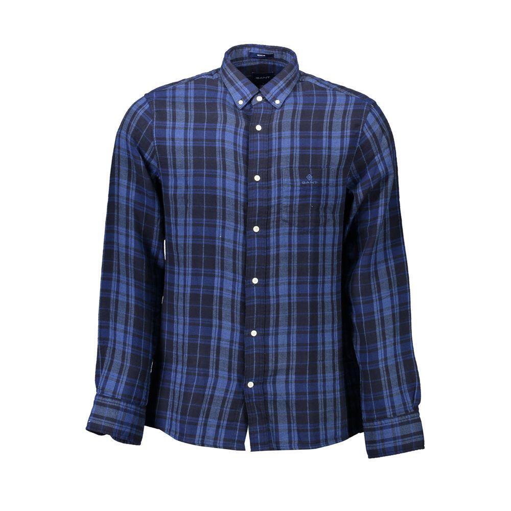 Gant Blue Cotton Shirt GA-9103-S